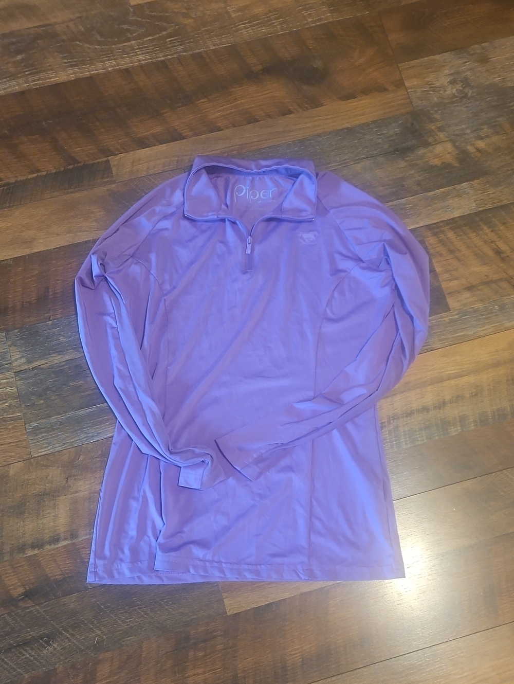 Piper Lavender Quarter-Zip Active Top